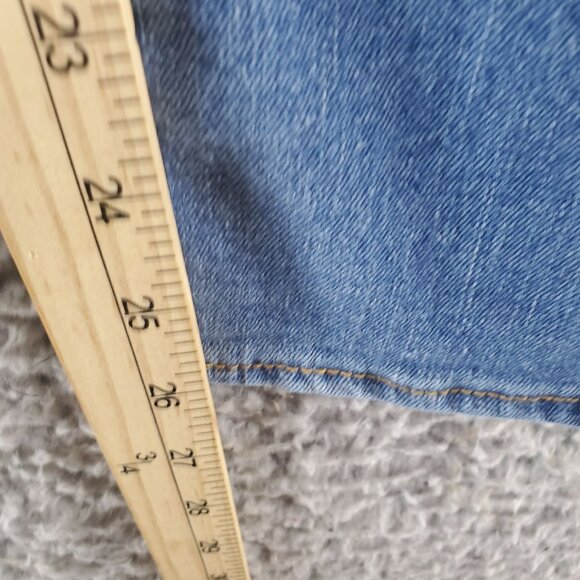 Levis Overalls Girls Size 14 Blue Denim Cotton Blend Pockets Adjustable Straps - Picture 7 of 11